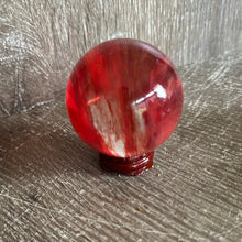 Load image into Gallery viewer, Red Smelt Quartz Sphere SP2
