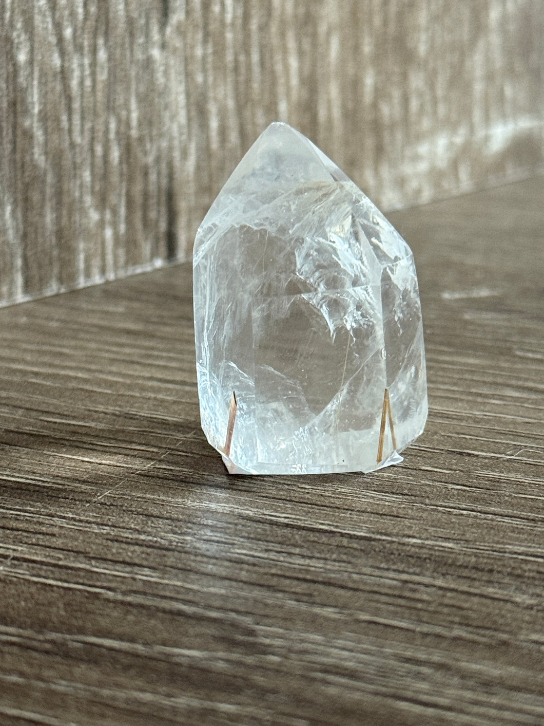 Rutile Quartz- golden hair P13