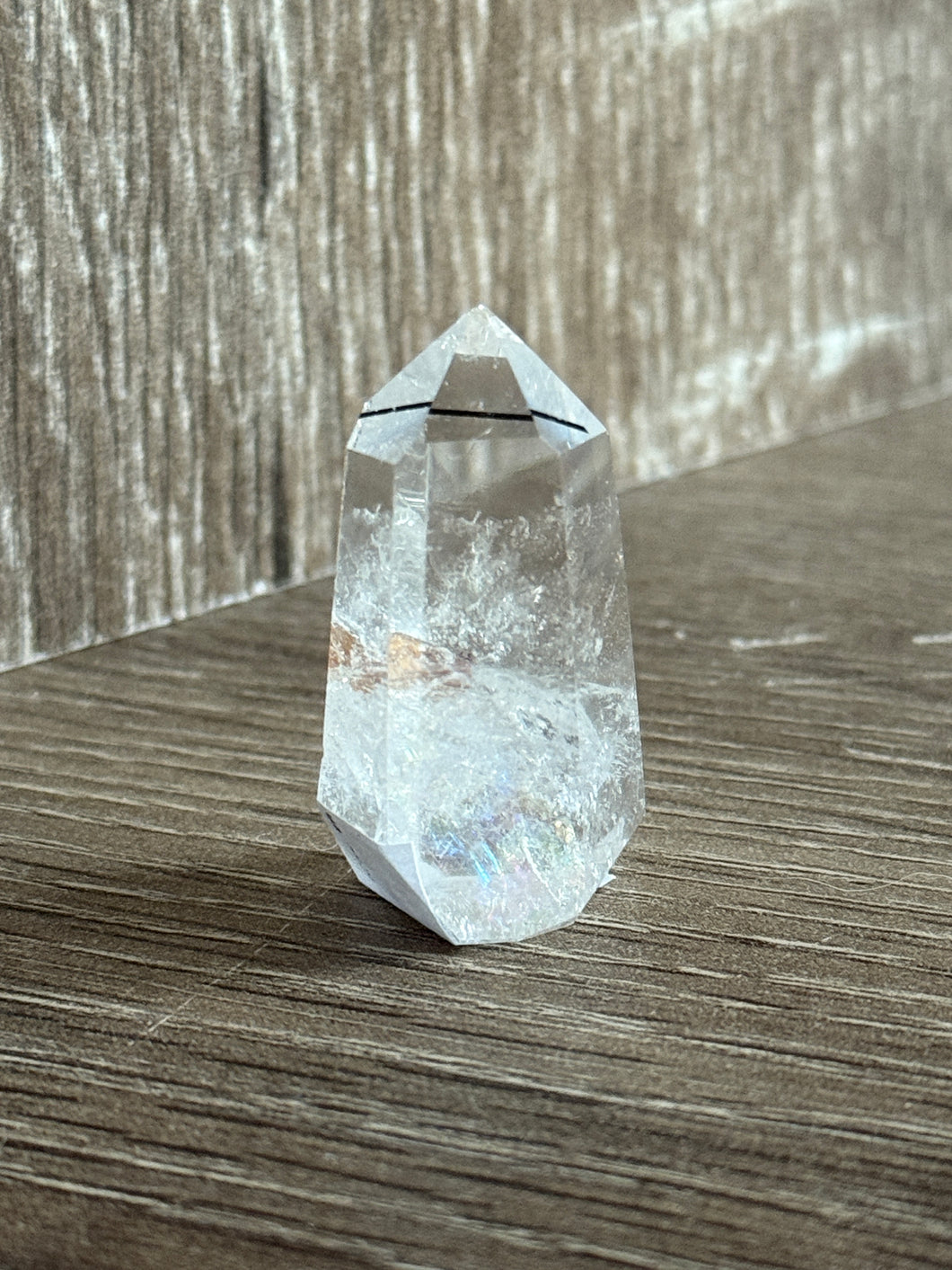 Rutile Quartz- tourmaline /rainbows P14