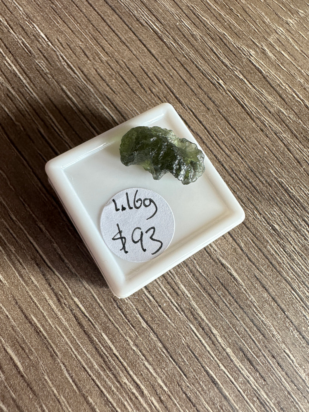 1.16g raw moldavite