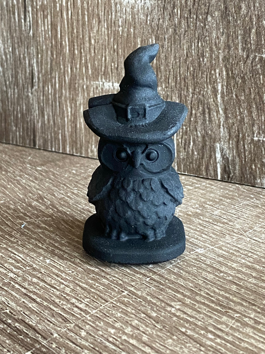 Witch owl figurine