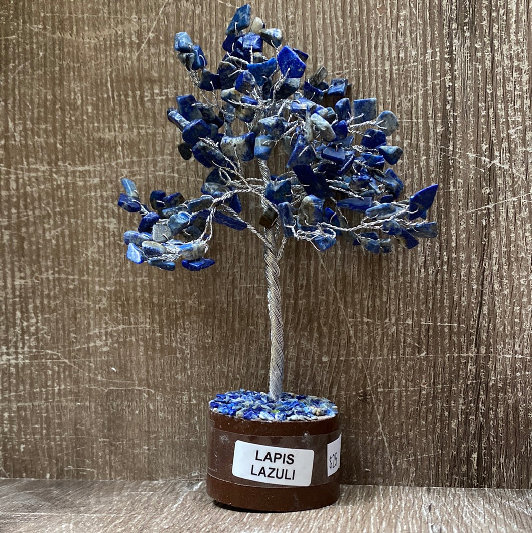 Silver Lapis Lazuli tree