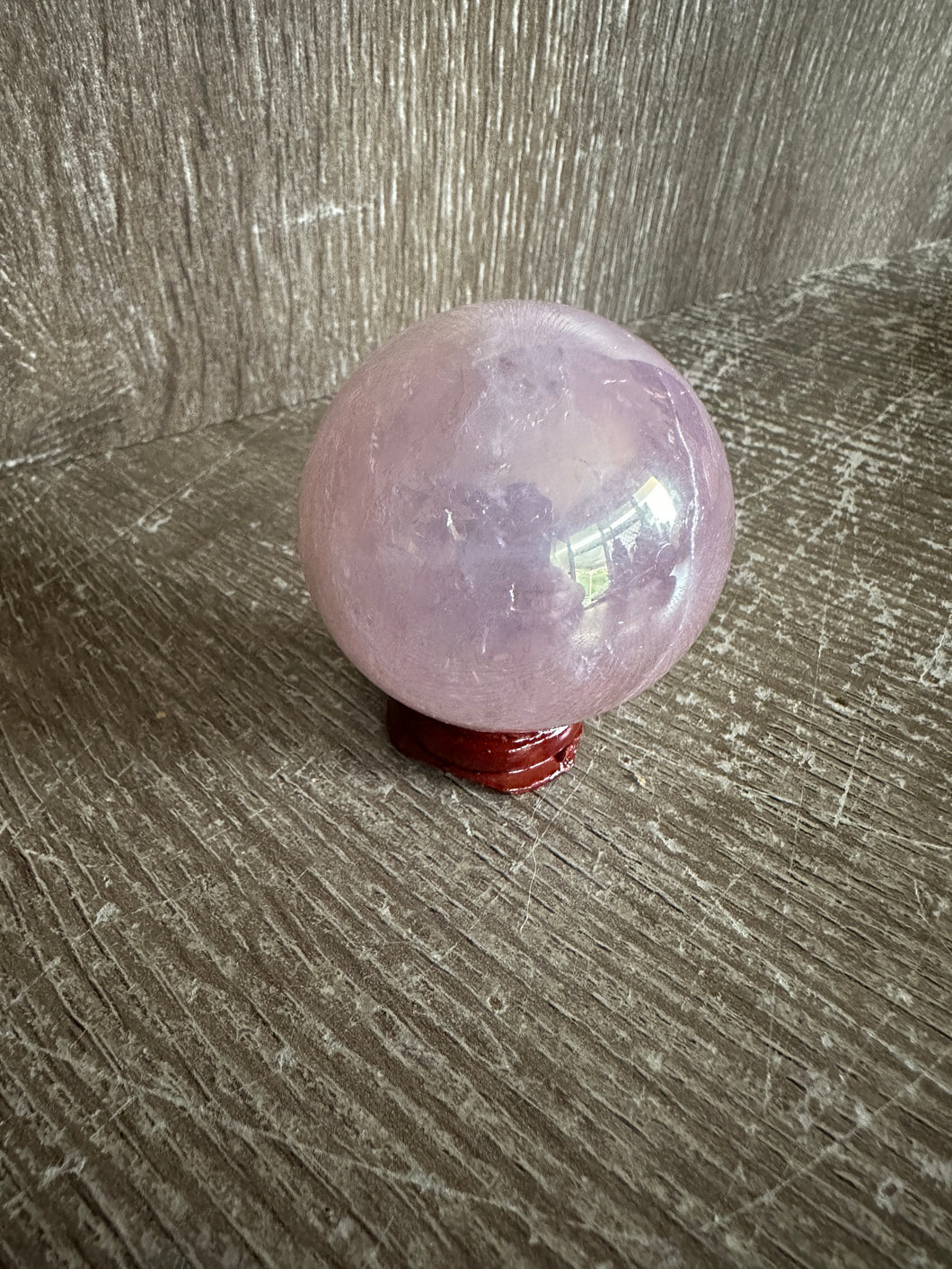 Aura Rose Quartz Sphere SP8